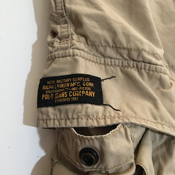 Polo Jeans Company Ralph Lauren Mens Cargo Shorts Size 40 Military Surplus - Picture 3 of 15